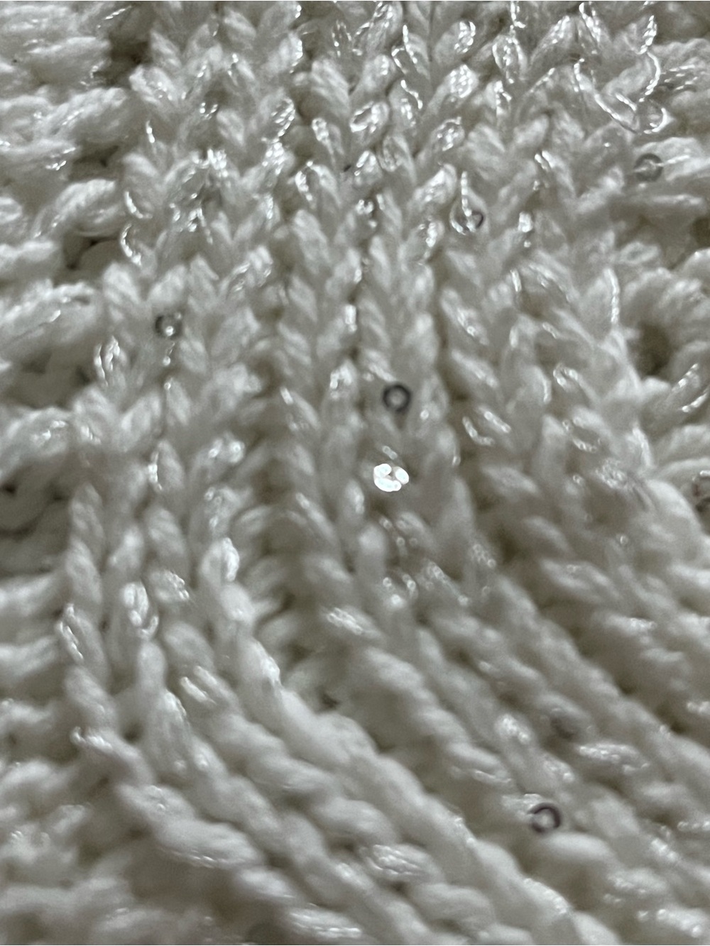 Chico's Cream Knit Turtleneck Poncho NWT S/M - Holiday Christmas - Picture 5 of 8